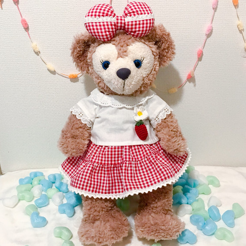 シェリーメイ♡いちごとギンガムチェックスカートセット
