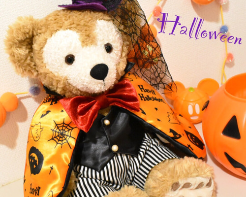 アートドール  ハロウィン  テディベア ダッフィー リメイク アートドール ハロウィン テディベア ダッフィー リメイク