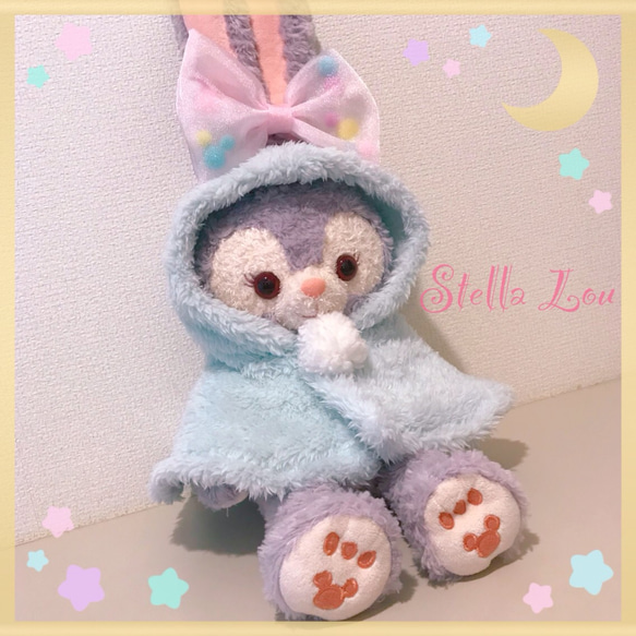 ステラルー♡プチ染色♡お耳ピンク×ブルー双子ちゃんリメイク