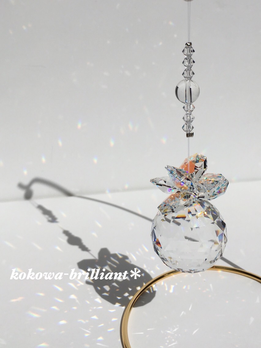 卓上サンキャッチャー（金色スタンド付き）