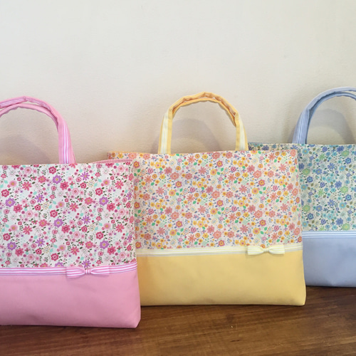 ゆーみん様オーダー品》花柄×ふんわりシリーズ♡ボーダーリボン 