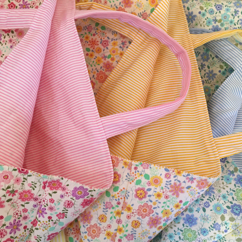 ゆーみん様オーダー品》花柄×ふんわりシリーズ♡ボーダーリボン