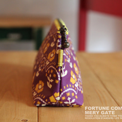 ペンケース（マチ付・ラミネート・フラワー） 3枚目の画像