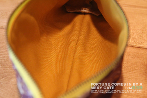 ペンケース（マチ付・ラミネート・フラワー） 5枚目の画像