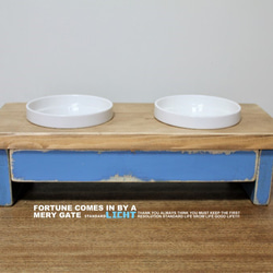 DOG&CAT BOWLS TABLE - B 1枚目の画像