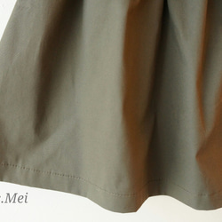 ウエストフリルのシャカシャカスカート　Mei's-w 5枚目の画像