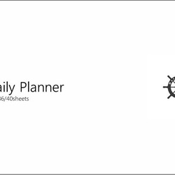 Daily Planner 18H/B6（コンパクトな１日計画表） 2枚目の画像