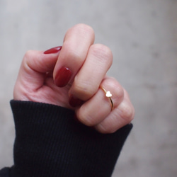 送料無料【14kgf】愛ハートリング／プレーン（9・12・14・16号） 5枚目の画像