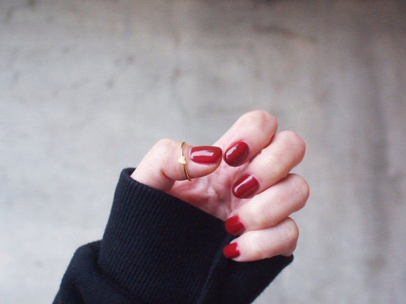 送料無料【14kgf】愛ハートリング／プレーン（9・12・14・16号） 1枚目の画像