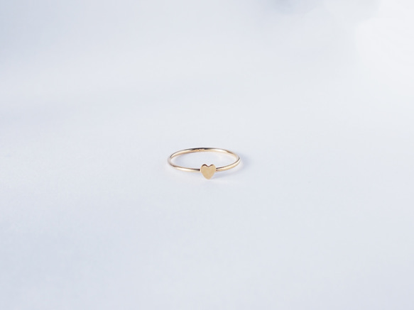 送料無料【14kgf】愛ハートリング／プレーン（9・12・14・16号） 6枚目の画像