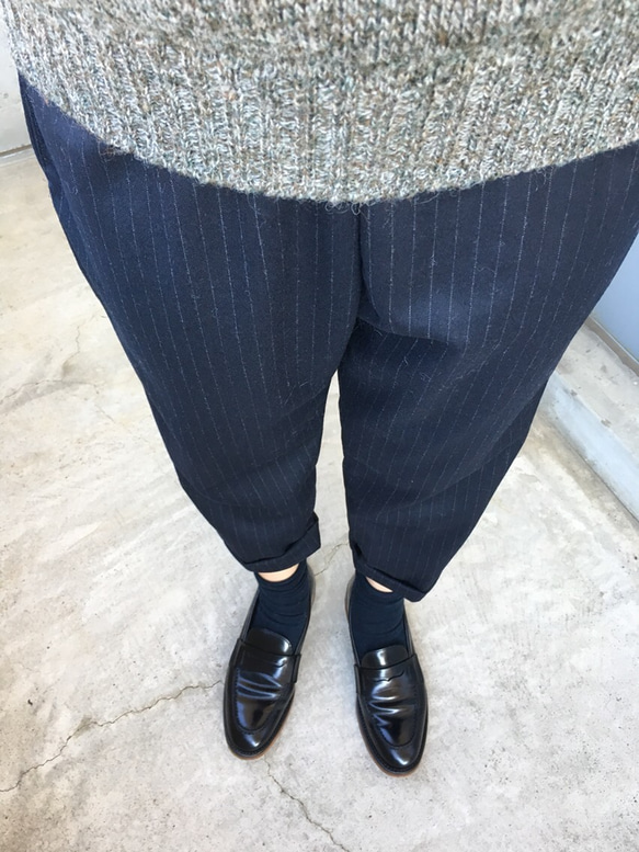 House on the Hill ネイビーストライプ パンツ　　サイズ90 House on the hill ストライプ ネイビー パンツ 90 Pants (Navy