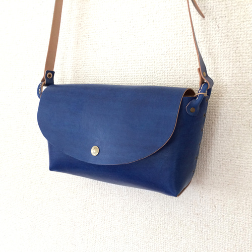 ミニショルダーバッグ（ワイド）｜藍青 ショルダーバッグ ATELIER