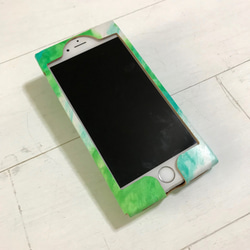 【サンプルSALE】iPhone『3rd』（iphone6/6s/7/8）｜ランダムペイント（cream soda） 2枚目の画像