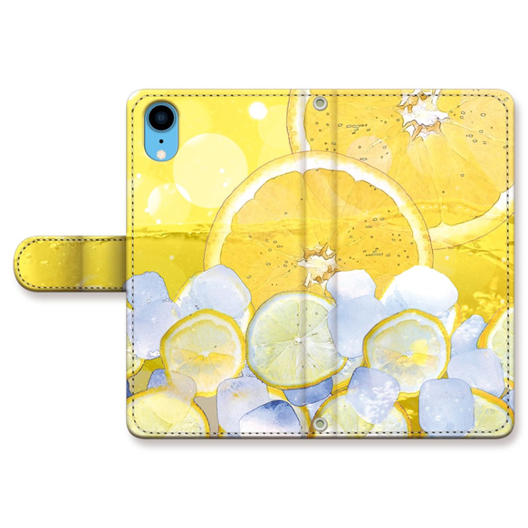 『Juicy ice lemon』手帳型/スマホケース/iPhone/Android/多機種対応 3枚目の画像