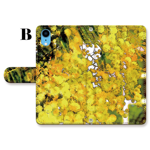＊選べる＊『Mimosas blooming garden』手帳型スマホケース/iPhone/Android/多機種対応 4枚目の画像