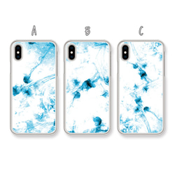 ＊選べる＊『Blue gem jellyfish 02』ハード/TPU/スマホケース/iPhone/Android 1枚目の画像