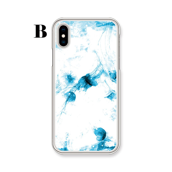 ＊選べる＊『Blue gem jellyfish 02』ハード/TPU/スマホケース/iPhone/Android 3枚目の画像