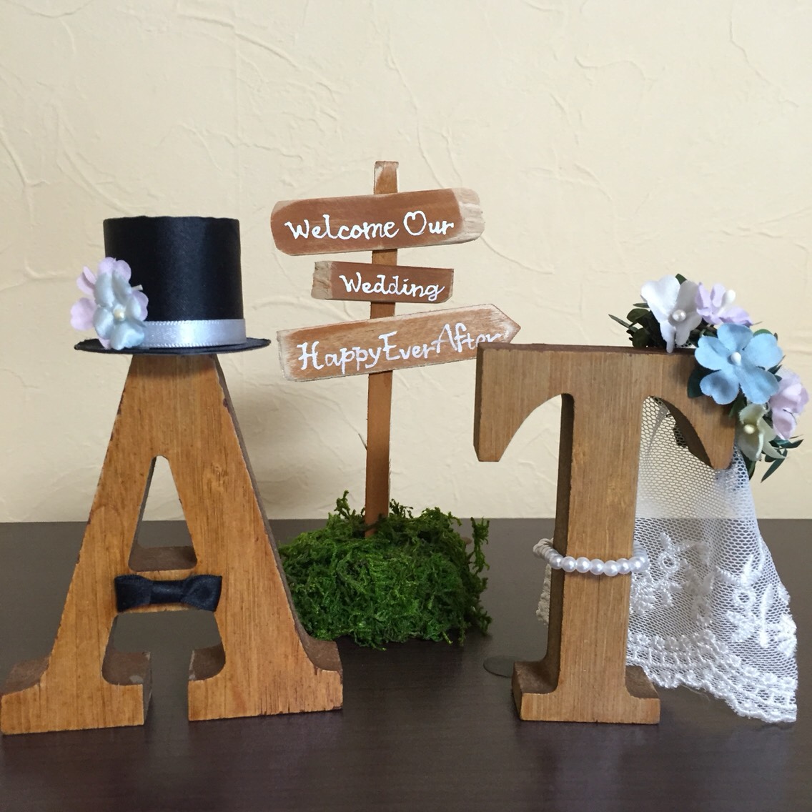 鈴蘭様確認用♡ウエディングバージョン・イニシャルオブジェ イニシャルオブジェ♡︎/結婚式♡ウェディング♡ゼクシィ♡花嫁