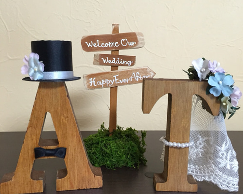 saki様確認用♡ウエディングバージョン・イニシャルオブジェ naa007様確認用♡ウエディングバージョン・イニシャルオブジェの