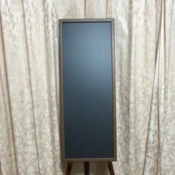 《送料無料》木製オリジナル黒板マグネットボード(ダークブラウン) 1枚目の画像