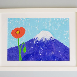 SALE  富士山　油絵（原画　額付き）29×40ｃｍ 1枚目の画像