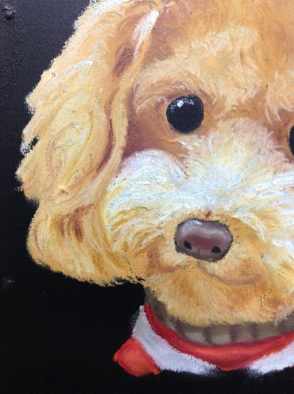 愛犬の似顔絵フックつきボード 4,620円