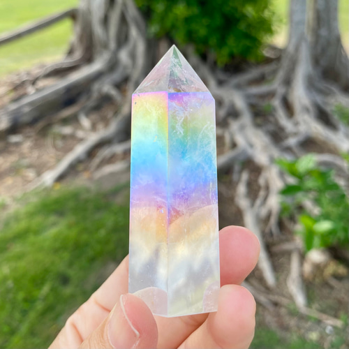 虹入りクリスタル　レインボークリスタル　ルース 虹入り レインボー入り - 夕星庵 -Venus Crystals-