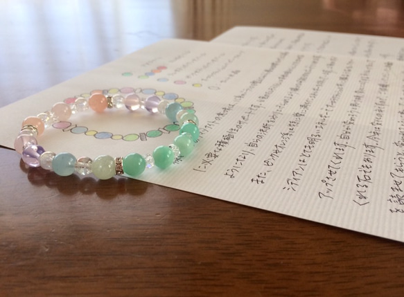 【天然石】ハンドメイドブレスレット 天然石 ブレスレット ハンドメイド - メルカリ