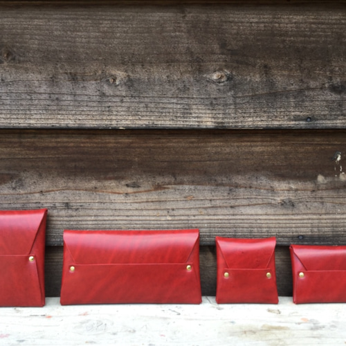 La crie ラクリエ ショートウォレット ラクリエ式ショートウォレット 【ルガトー】 レッド その他ミニ財布