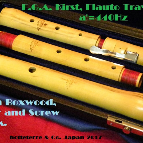 バロックフルート F.G.A.Kirst Traverso 送料無料 楽器・アクセサリ
