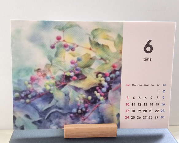 【値下げ】カレンダー 卓上 花・植物 3枚目の画像