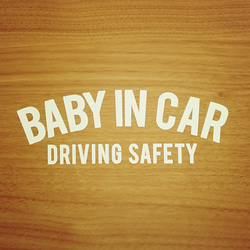 BABY IN CAR ステッカー 2枚目の画像