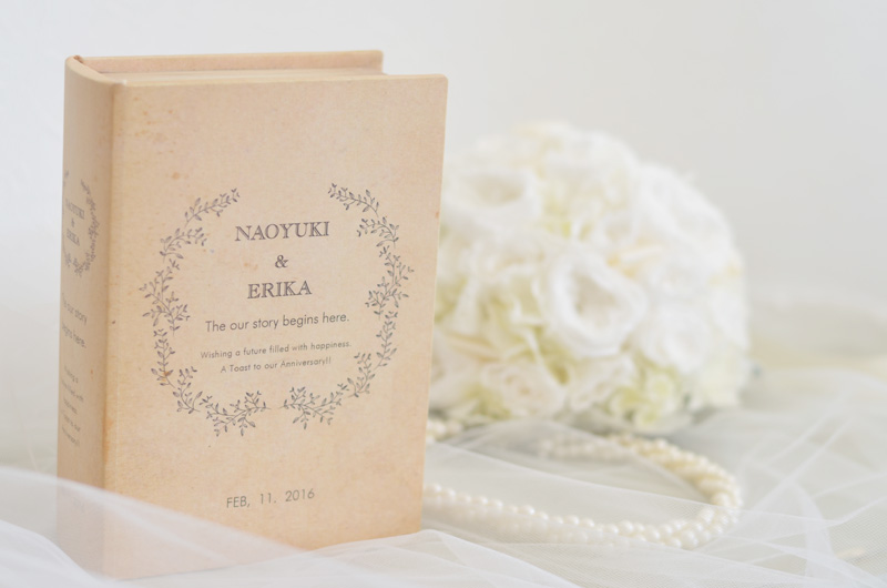sale開催中！リーヴル - Livre -結婚証明書＆リングピローお二人だけのお名前入りブック