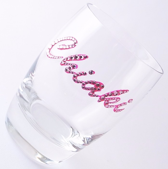 タンブラー　　ネームグラス　ローズ デコグラス 6,224円