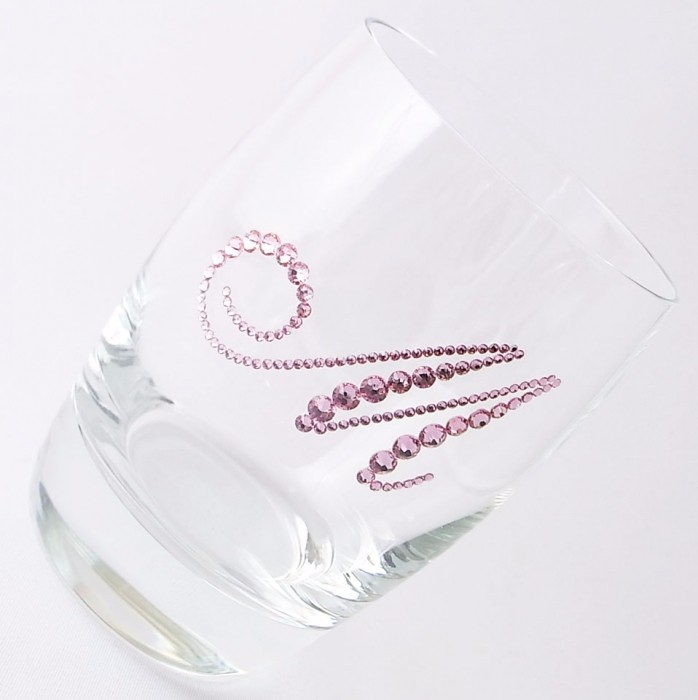 タンブラー　　イニシャル　小　 デコグラス