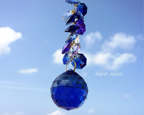 青を満喫サンキャッチャー サンキャッチャー NICONICO 通販 3827930