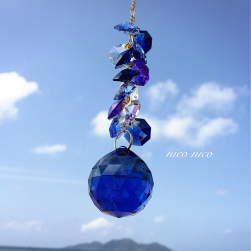 青を満喫サンキャッチャー サンキャッチャー NICONICO 通販 3827930