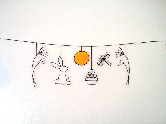 お月見ガーランド ワイヤークラフト ガーランド atelier ema 通販
