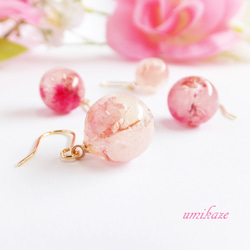 春を感じる桜の一粒ピアス/イヤリング 8枚目の画像