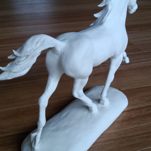 アンティーク　動物　オブジェ　白黒　馬 アンティーク 動物 オブジェ 白黒 馬 アンティーク動物オブジェ