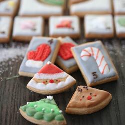 アドベントカレンダーのアイシングクッキー （Advent icingcookie) 2枚目の画像