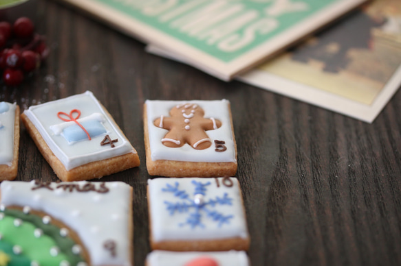 アドベントカレンダーのアイシングクッキー （Advent icingcookie) 5枚目の画像