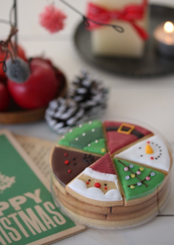 嬉しいクリスマスアイシングクッキーBOX（christmas  icingcookie) 1枚目の画像