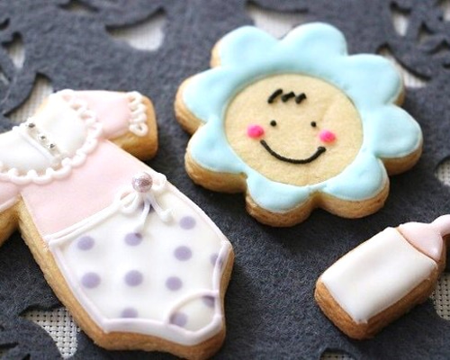 ベイビー 大きなアイシングクッキーデザインリング ベビーアイシングクッキー （Baby's icingcookie) クッキー