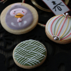 2017年 酉年 お年賀アイシングクッキー<A Happy New Year icing cookies> 2枚目の画像