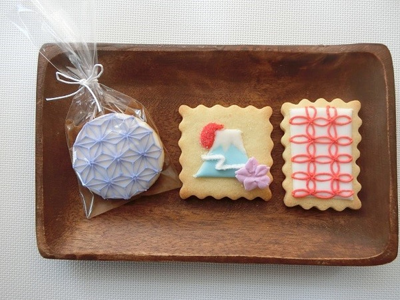 あみ様専用ページ和柄のアイシングクッキー（Japanese pattern icing cookie) 5枚目の画像
