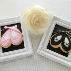 yukimi様専用ページ バレリーナのチュチュドレスのアイシングクッキー 2枚目の画像