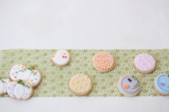 季節限定＜ハロウィンのアイシングクッキー・ゆめかわカラー＞Halloween icingcookies 2枚目の画像