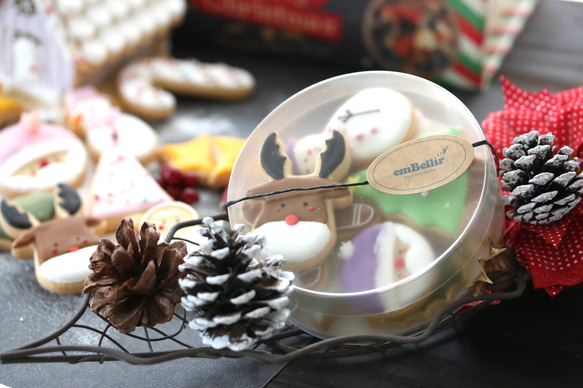 X'mas限定 クリスマスのアイシングクッキー （Christmas icingcookie) 2枚目の画像