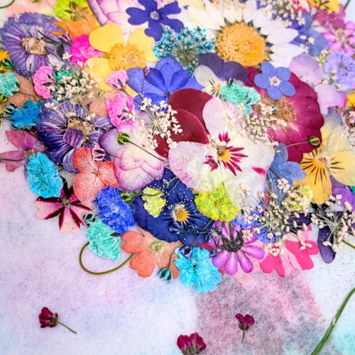 お花の木 押し花アート額Sサイズ 03 その他アート 神戸六甲 優花 通販